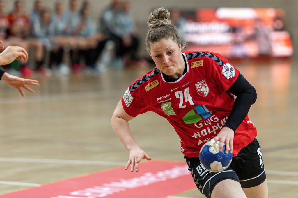 Helena Mikkelsen feierte mit dem SV Union Halle-Neustadt einen wichtigen Auswärtssieg in Mainz. (Archivbild)