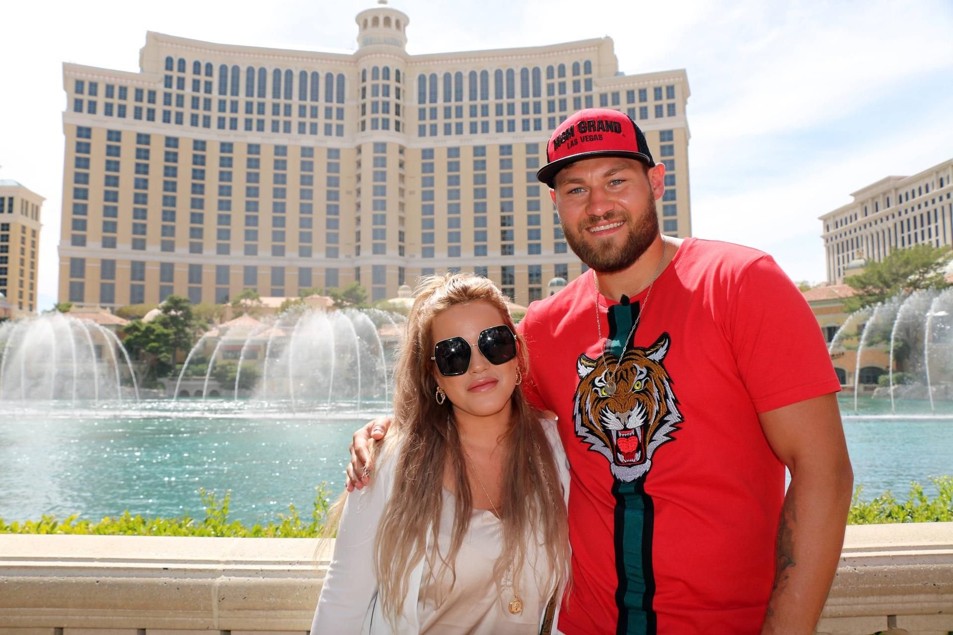 In Las Vegas noch glücklich: Tom Schwarz und Tessa.