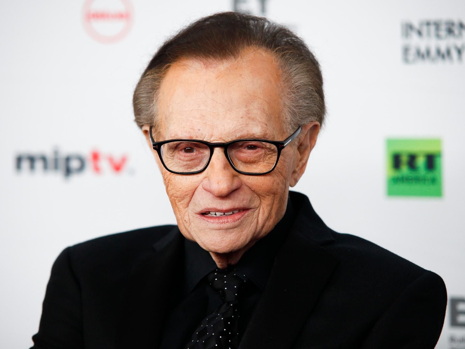 Larry King hier bei den 45. Internationalen Emmy Awards in New York im Jahr 2017
