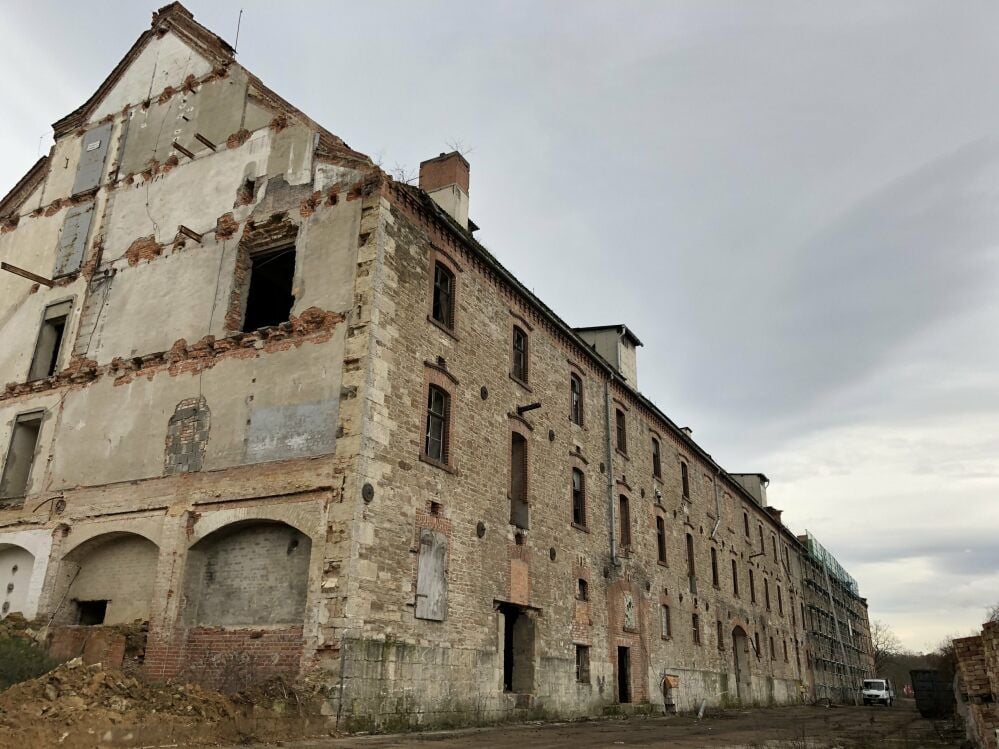 Imposantes Bauwerk: der Speicher auf dem Moorhof in Quedlinburg