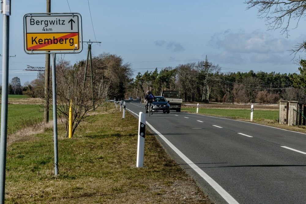 Wenn ein Autofahrer zwischen Kemberg und Bergwitz einen Radfahrer überholt, wird es oftmals eng - und gefährlich.