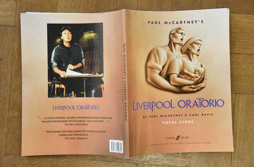In Englisch: die Chorpartitur des „Liverpool-Oratoriums“ von Paul McCartney.