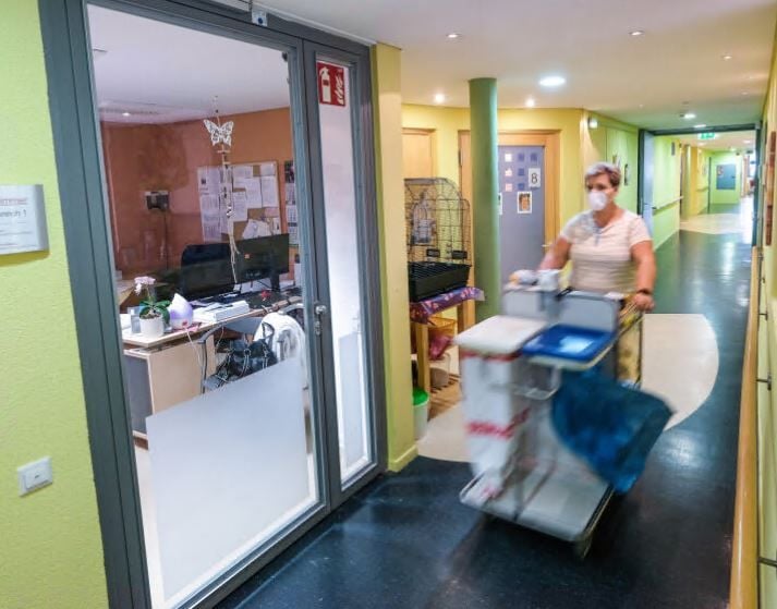 Aus der Demenz-Station im Pflegeheim in der Jamboler Straße wird ein normaler Pflegebereich.