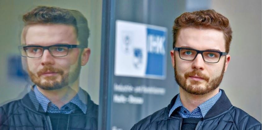 Johann Kleymann hat nach dem Abitur eine Ausbildung gemacht statt zu studieren.