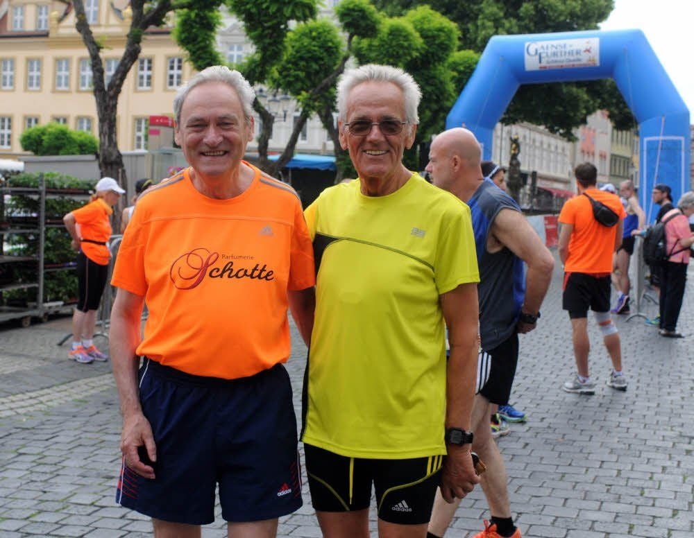 Gunter Schotte und Herbert Röder (rechts)