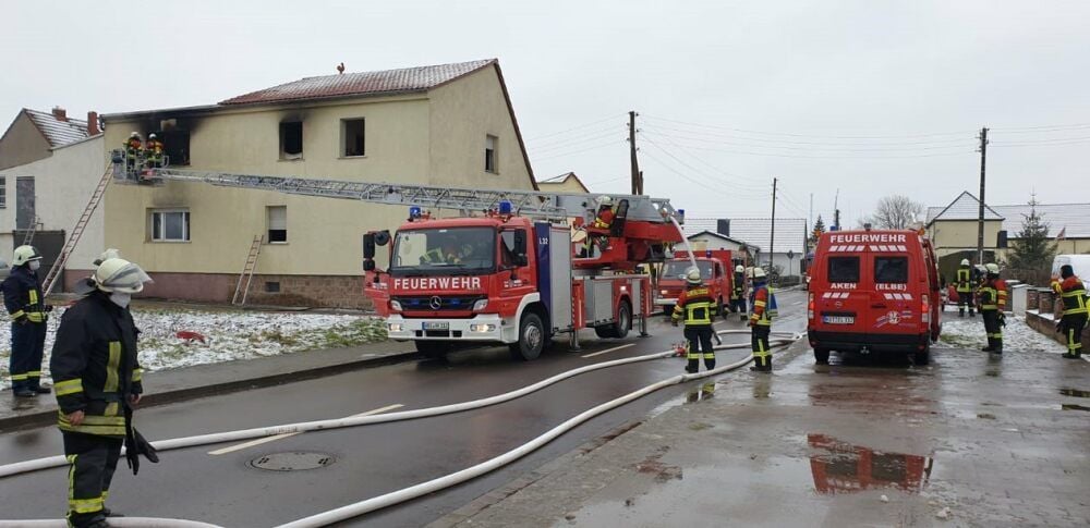 Das Wohnhaus wurde stark in Mitleidenschaft gezogen.