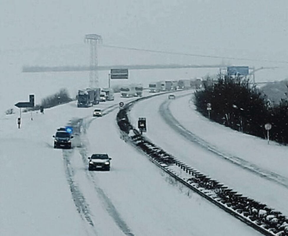 So sah die A38 in Sangerhausen-Süd am Vormittag aus.