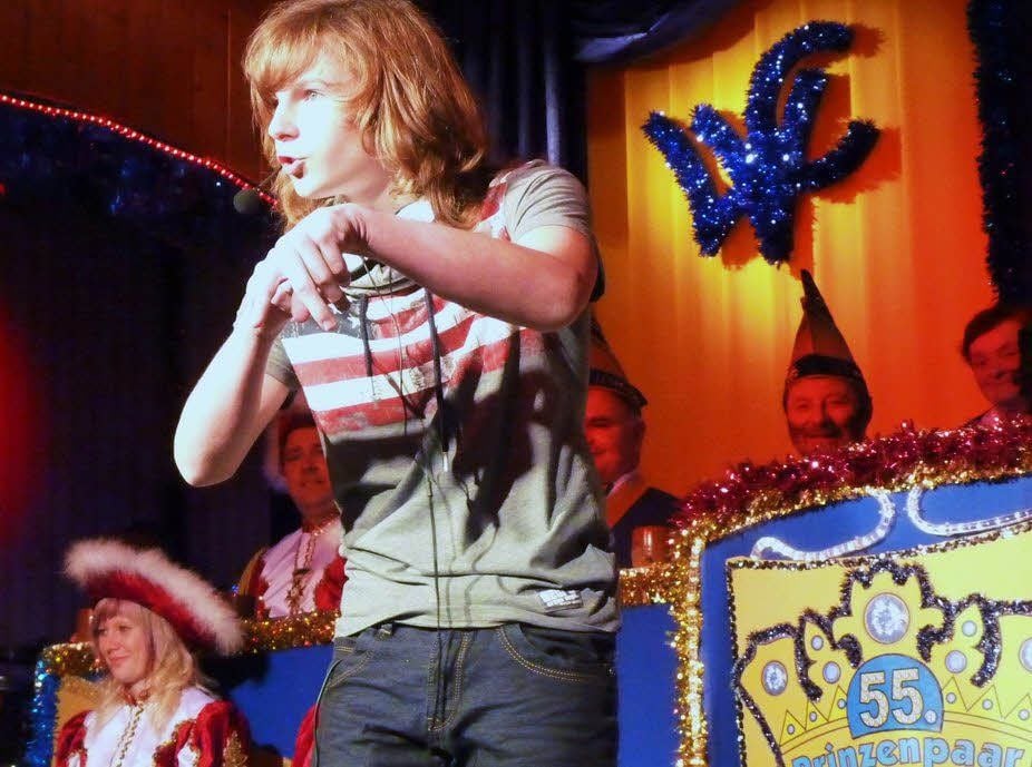 Als gestresster Junior: Marvin Giese.