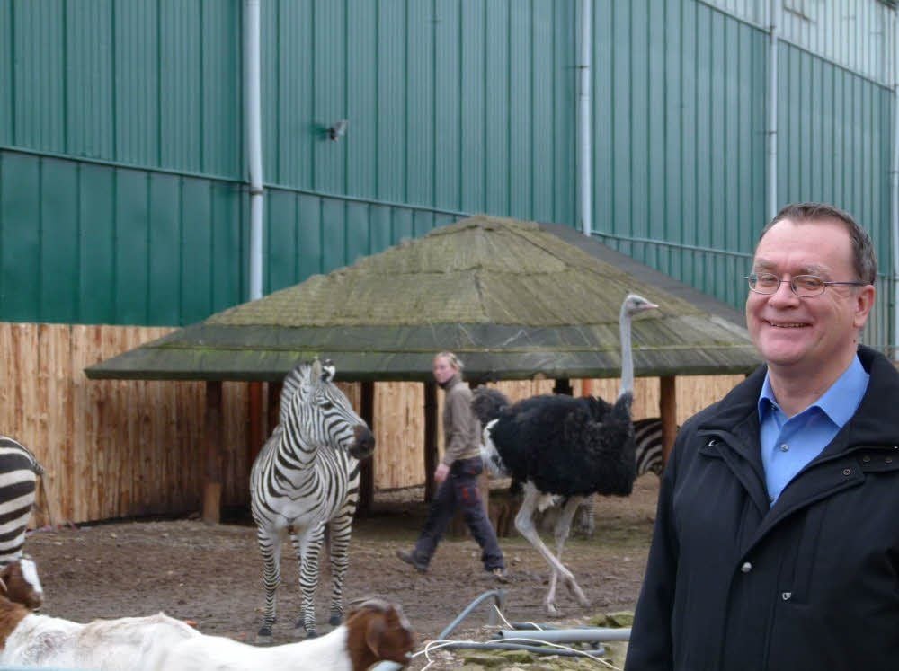 Uwe Gehrmann ist seit November Besitzer des Erlebnistierparks Memleben.