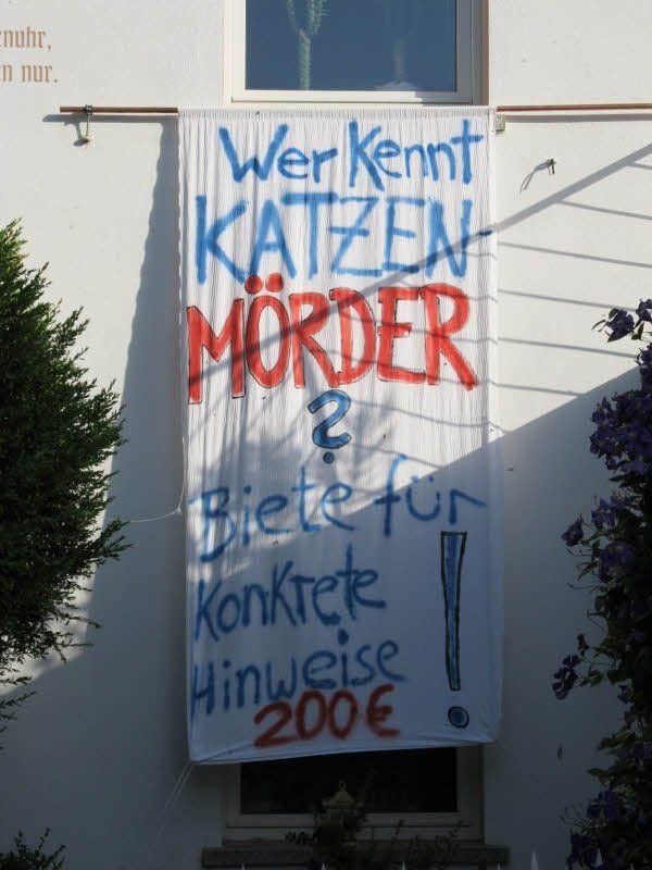Das Transparent der Odrichs in Flemmingen.