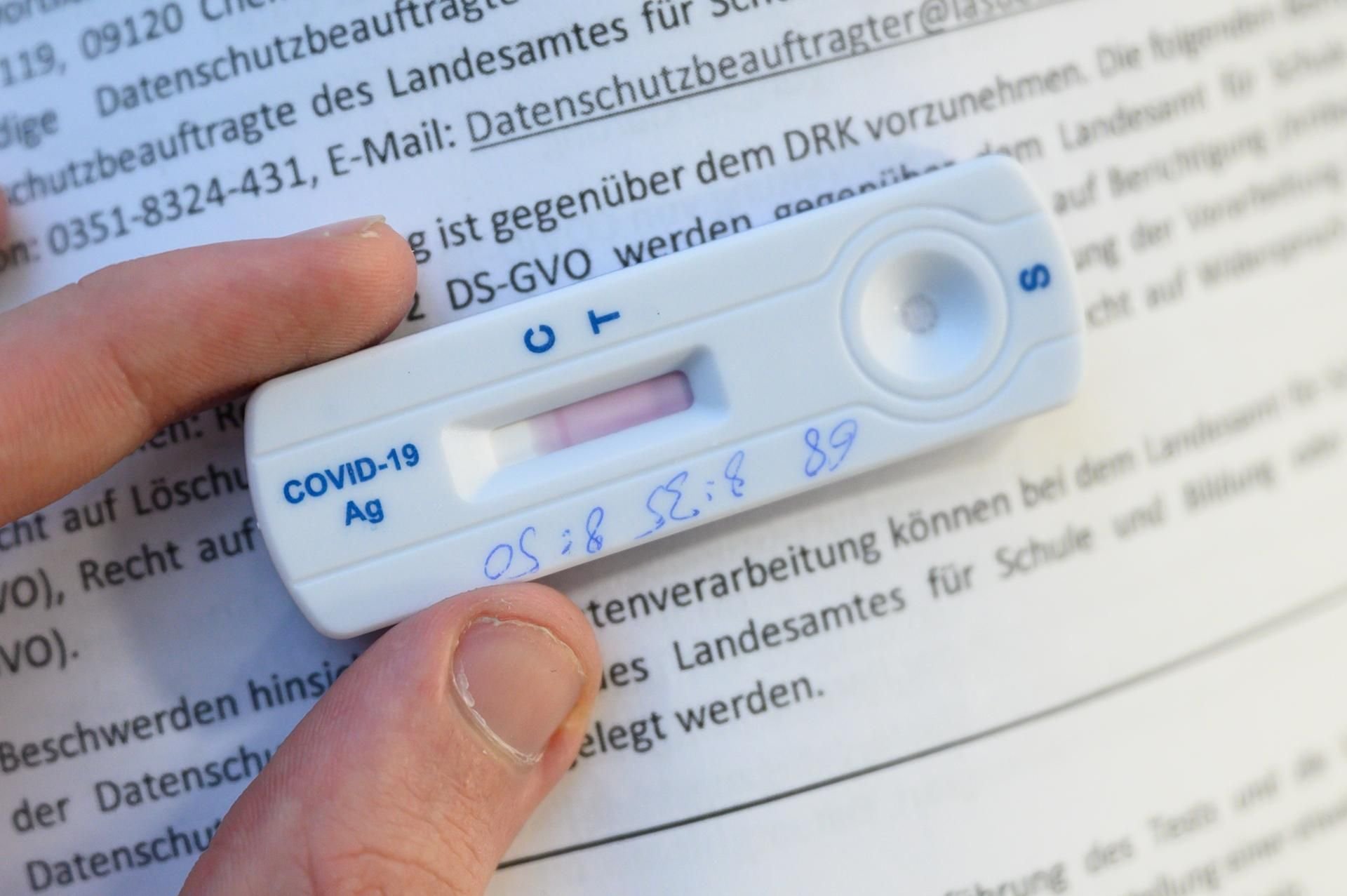 Ein Schnelltest.