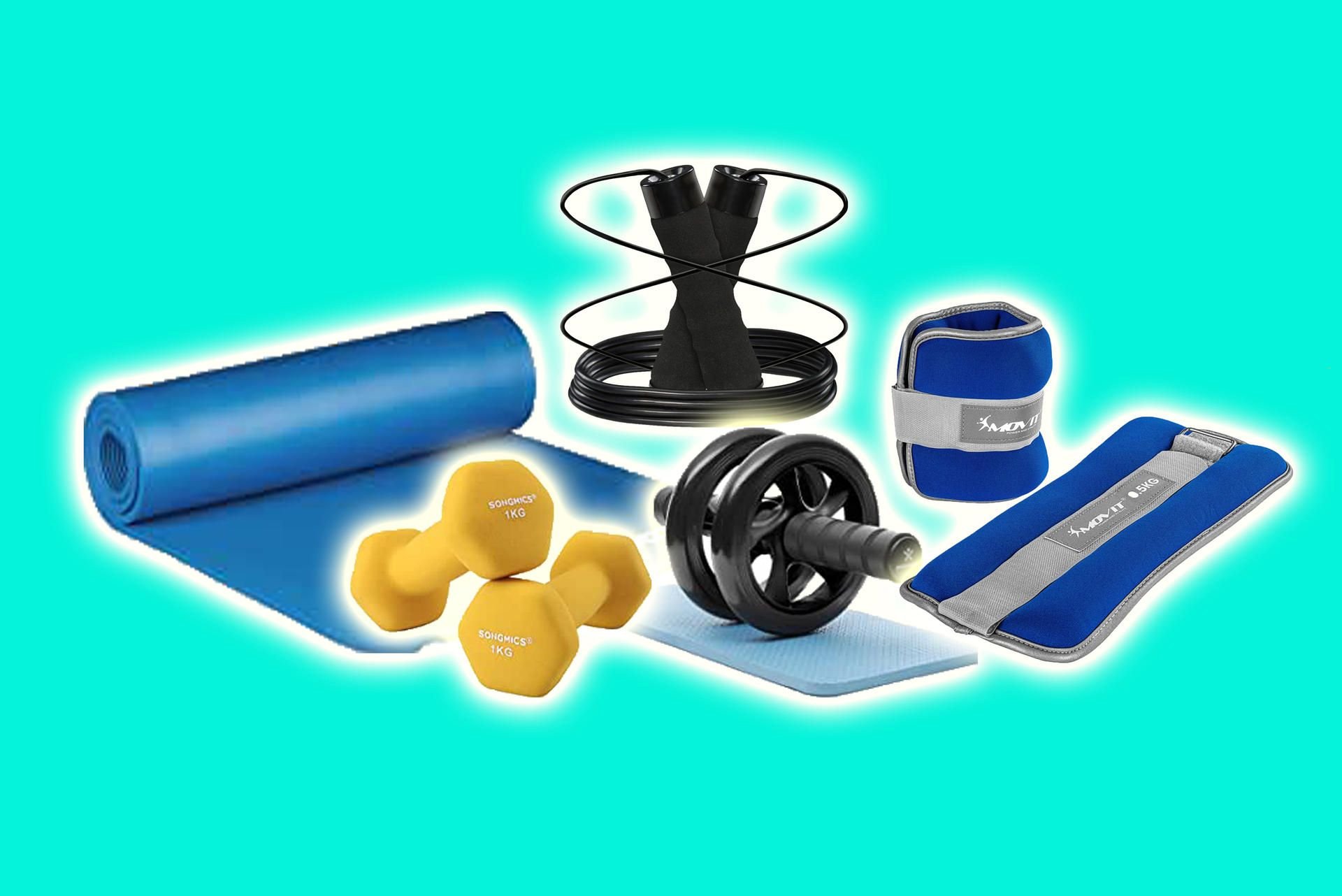 Fitnesszubehör für weniger als 20 Euro finden Sie bei Amazon oder Otto.