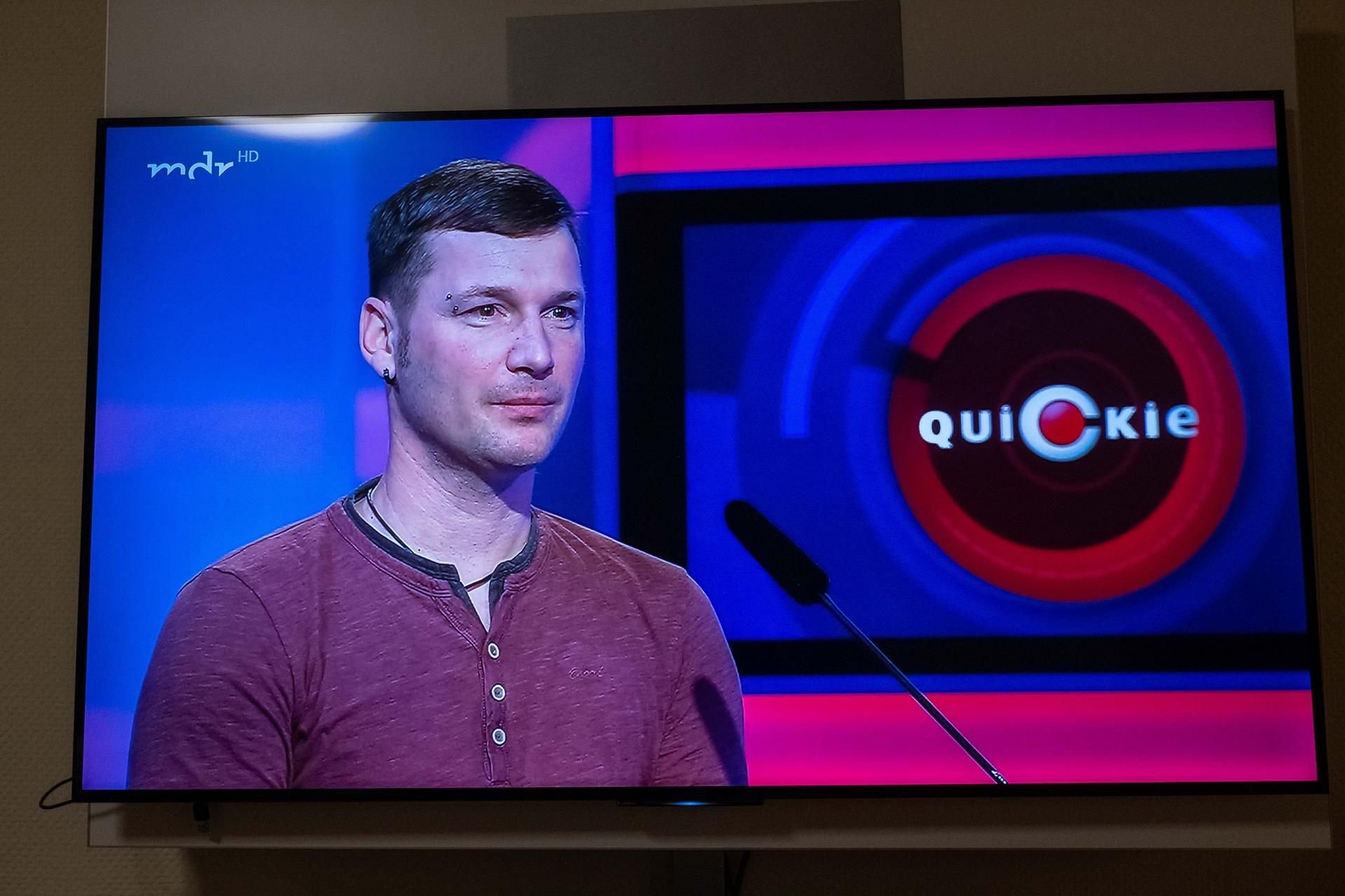 Robert Lerm in der Sendung „Quickie“