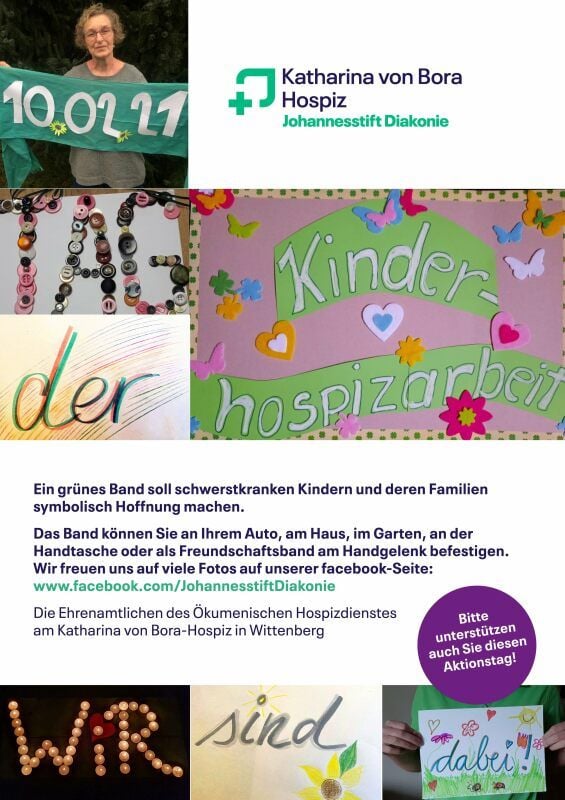 Wittenberger beteiligen sich am Kinderhospiztag.