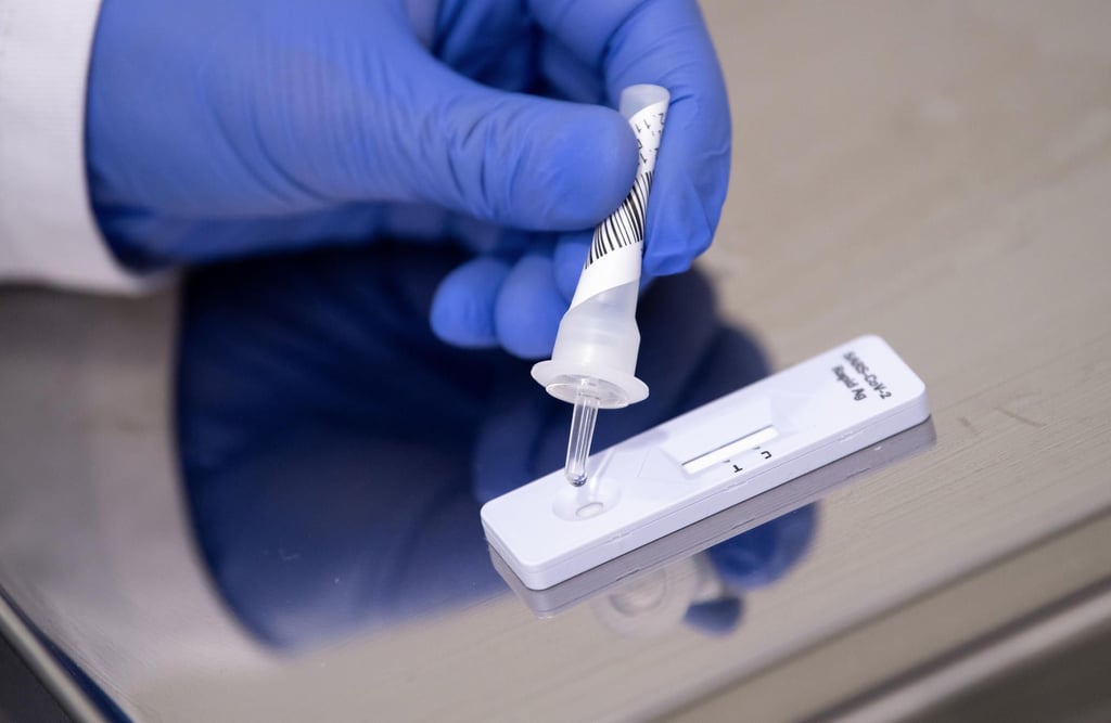 Ein Corona-Schnelltest.