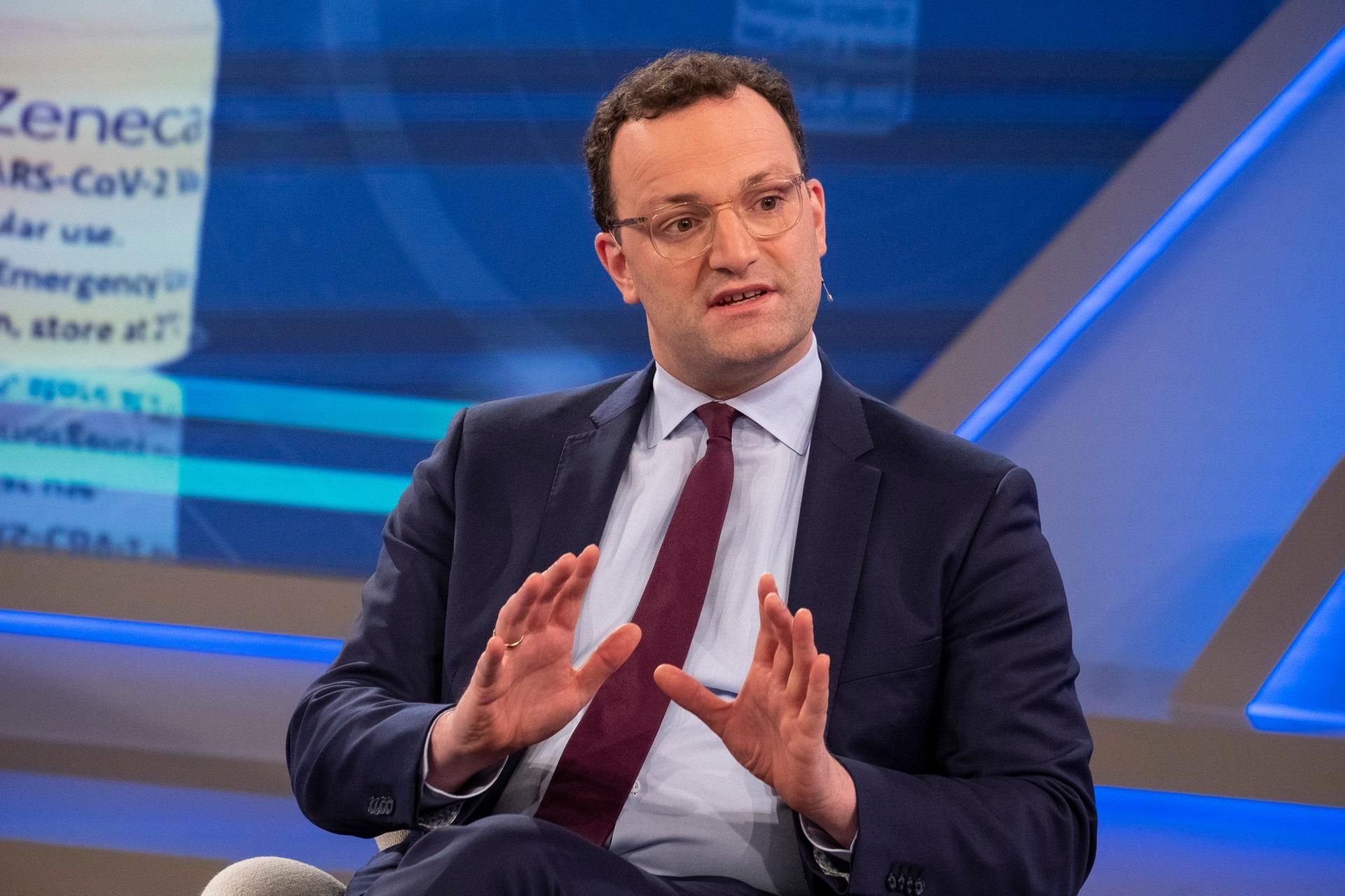 Bundesgesundheitsminister Jens Spahn befürchtet eine extrem schnelle Ausbreitung der britischen Virus-Mutante B117.