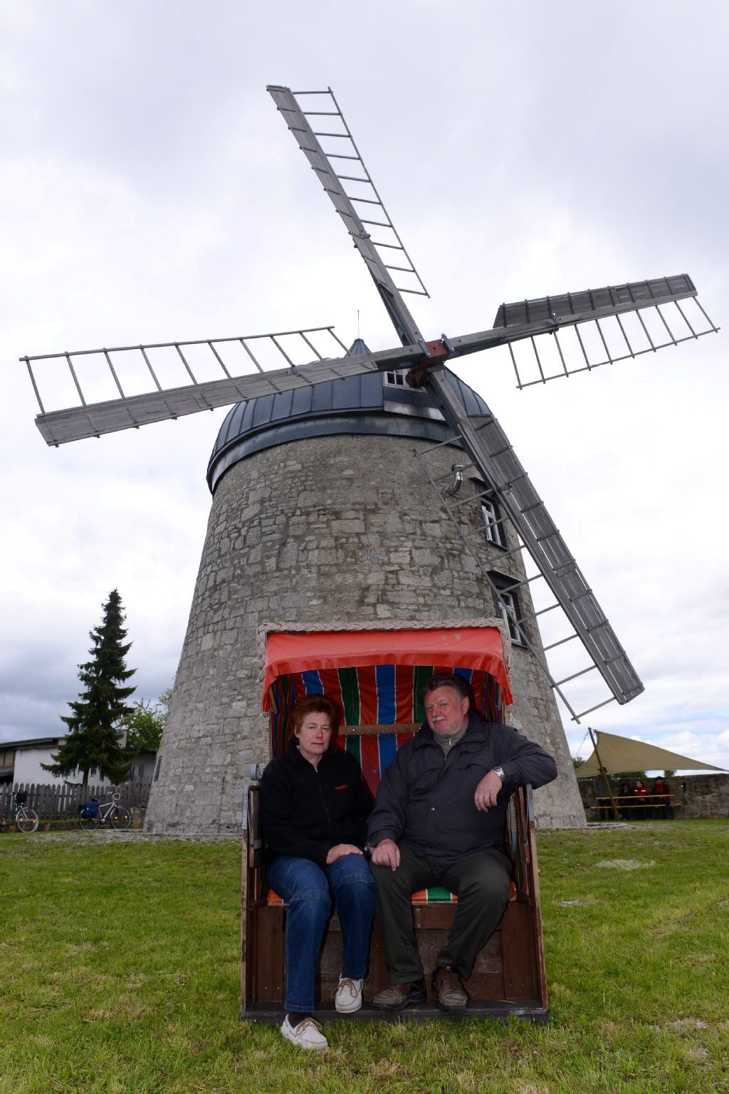 Die Windmühle in Tultewitz soll auch verkauft werden.
