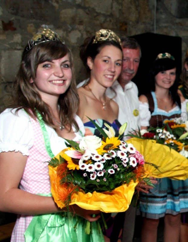 Weiter in Amt und Würden: Lauchas Weinprinzessin Susanne Rothe.