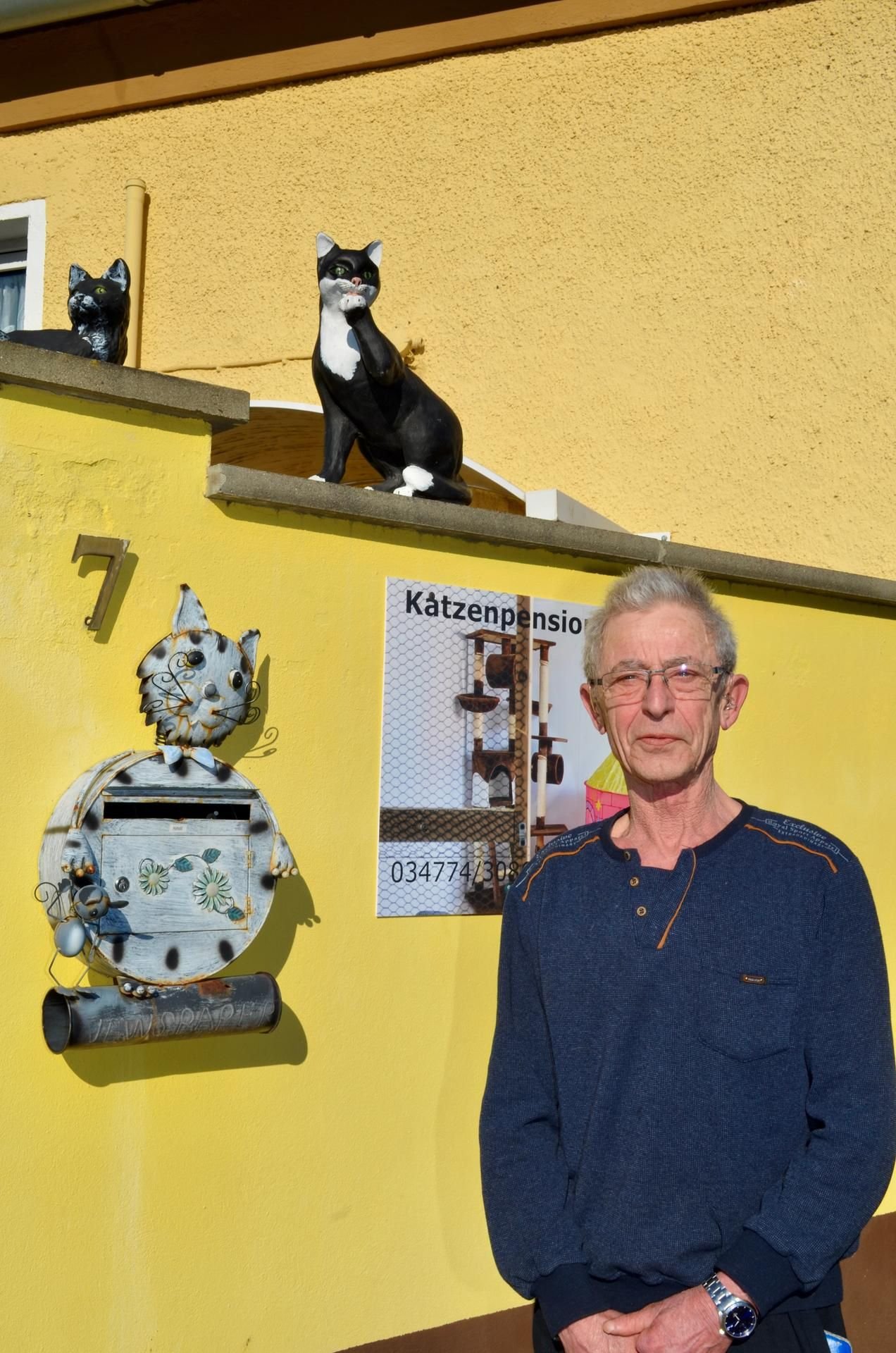 Karl-Heinz Hörhold muss aktuell auf tierische Besucher verzichten.