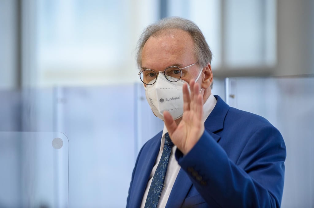 Ministerpräsident Haseloff im Landtag.