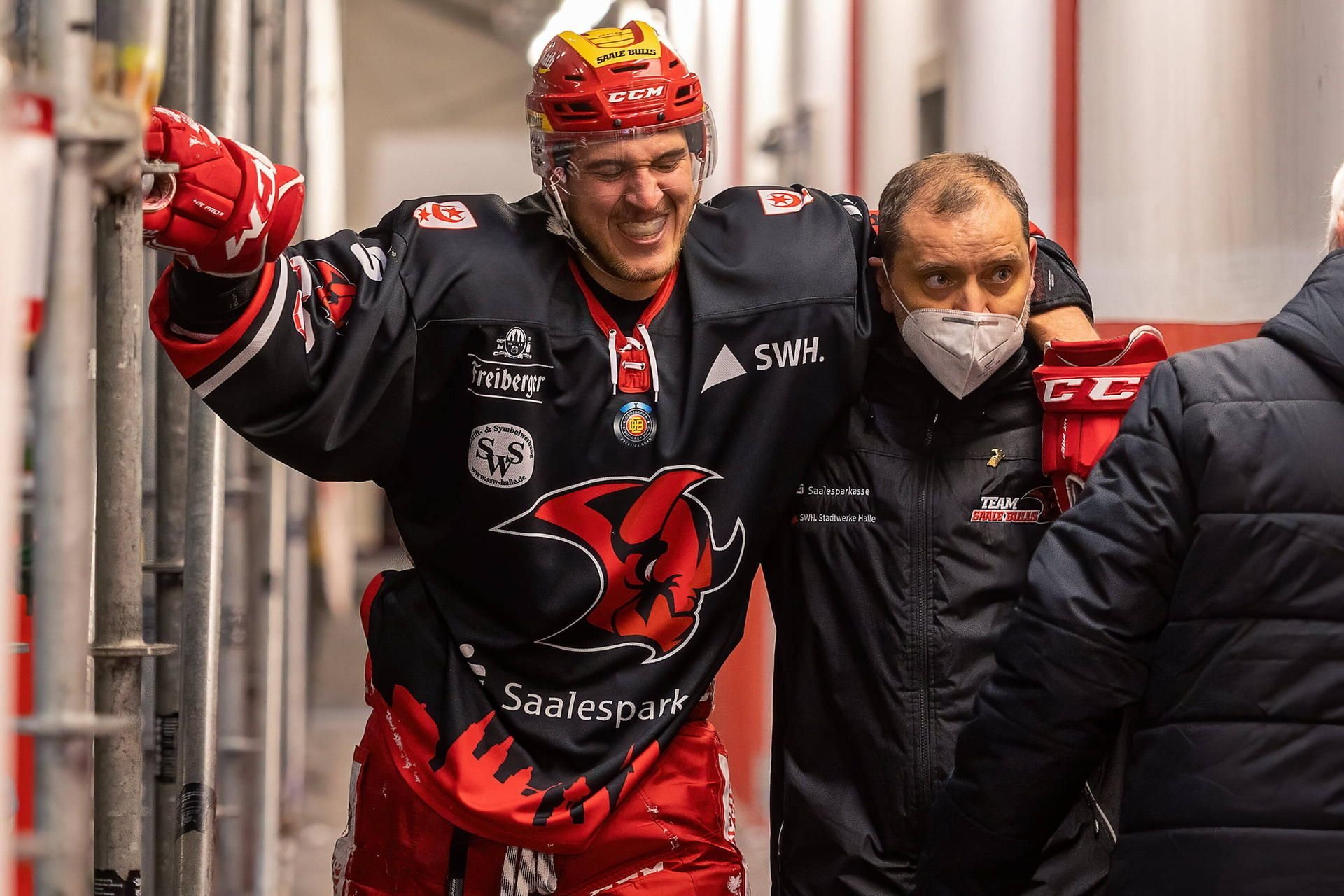 Bei den Saale Bulls gibt es immer mehr Corona-Fälle.