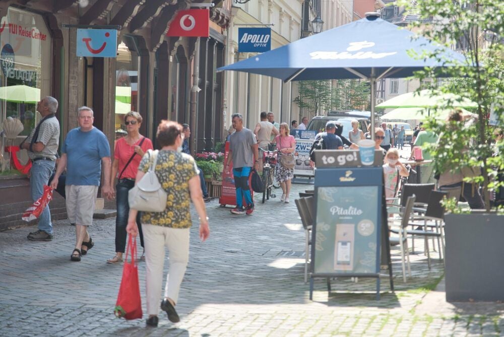 Wann ist sie wieder gut besucht? Blick in die Steinbrücke in Quedlinburg im Juni vergangenen Jahres.