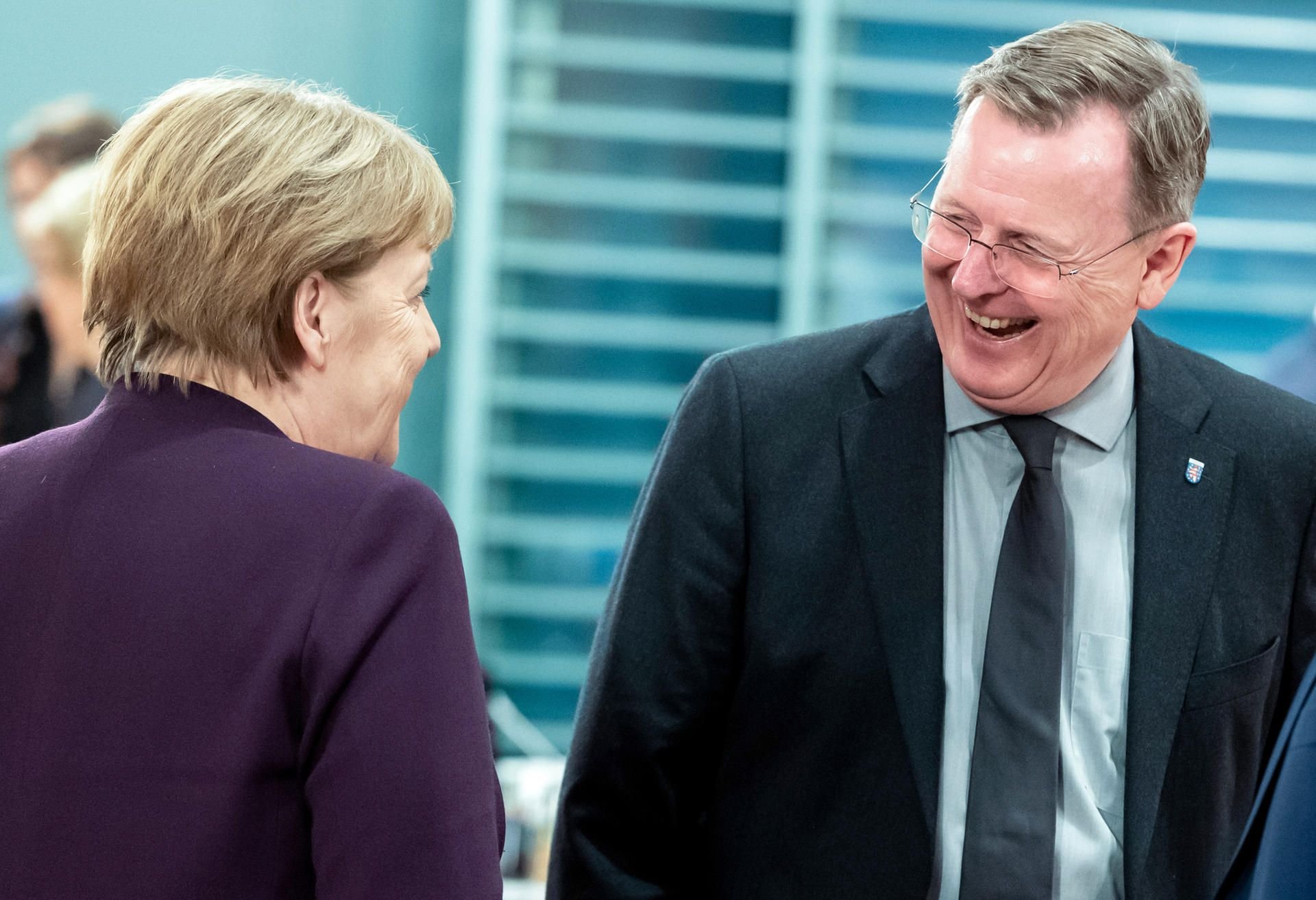 Angela Merkel (CDU) und Bodo Ramelow (Archivbild)
