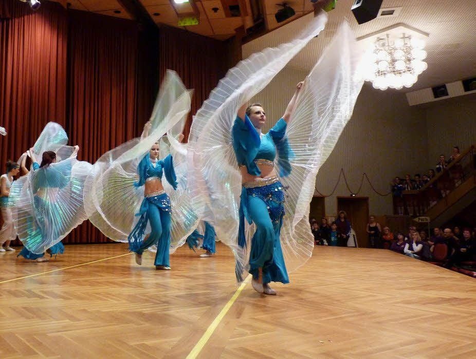 Hingucker: Die Zschornewitzer Tanzgirls mit ihrem Showtanz „Oriental“.