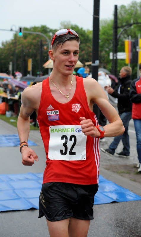 Christopher Linke - hier beim Naumburger Gehen im vergangenen Jahr - hat zuletzt im tschechischen Podebrady über 20 Kilometer bereits die WM-Norm für Peking unterboten.