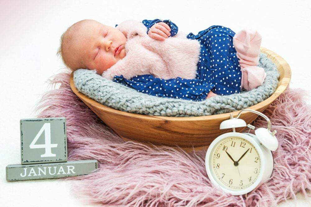 Kaja zählt zu den ersten Babys des neuen Jahres im Elbe-Elster-Klinikum.