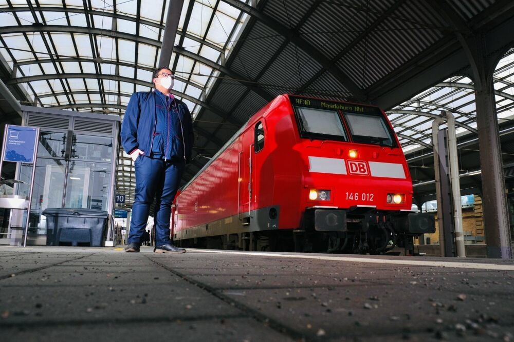 Lucas Lerch fand den Beruf des Lokführers bereits als Kind gut.