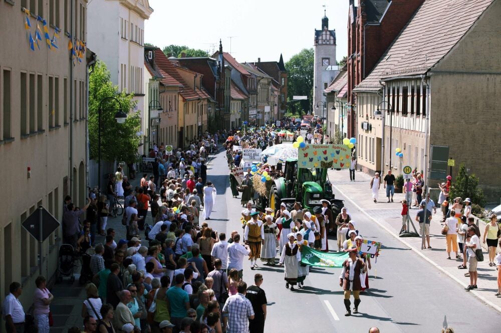 Vor zehn Jahren feierten die Zörbiger mit einem Umzug.
