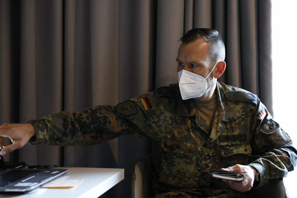 René Brückner hat vom Lagezentrum in einem Lissaboner Hotel aus den Pandemie-Einsatz der Bundeswehr koordiniert