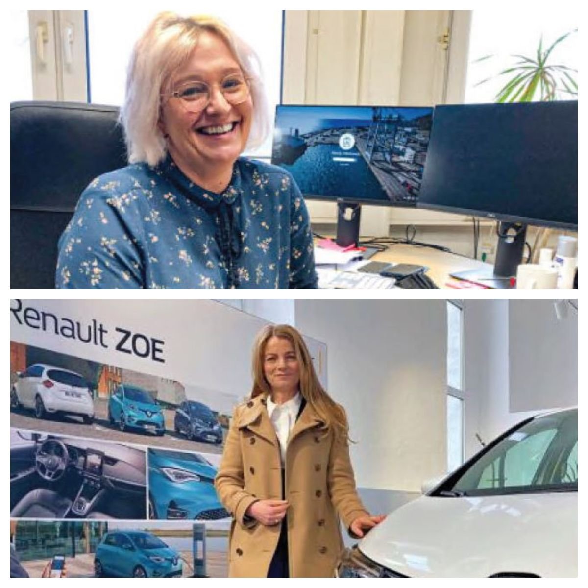 Mandy Wasikowski ist Regional-Transport-Managerin bei Hoyer. Anke Graßhoff ist Geschäftsführerin der Autohaus Querfurt GmbH.