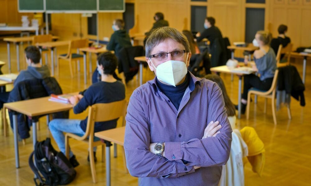 „Wir sind an Fristen gebunden“, sagt Schulleiter Bernd Gorsler. Der virtuelle Rundgang ist eine Möglichkeit, das Cantor-Gymnasium kennenzulernen.