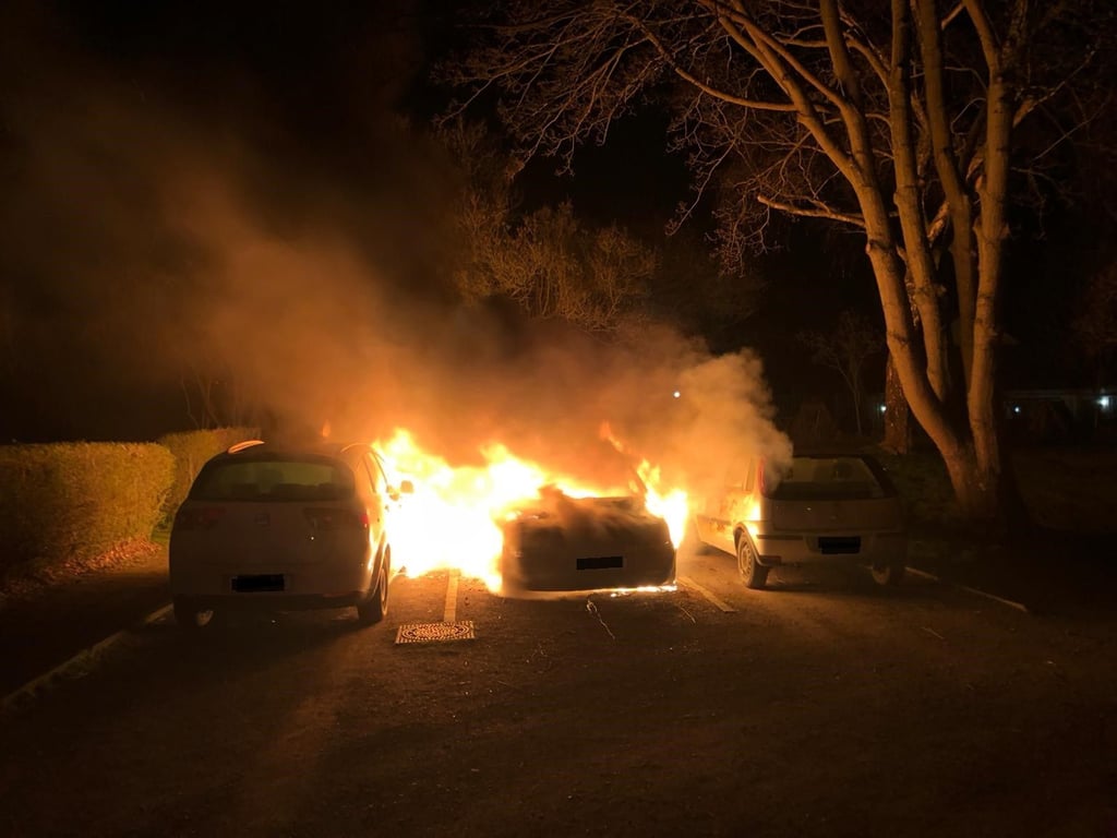 Die Feuerwehr Eisleben war mit 19 Einsatzkräften und 5 Fahrzeugen vor Ort, um den Brand zu löschen.