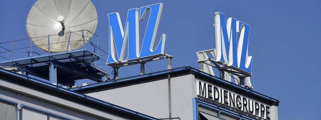 Die Mitteldeutsche Zeitung (MZ) mit Sitz in Halle/Saale.