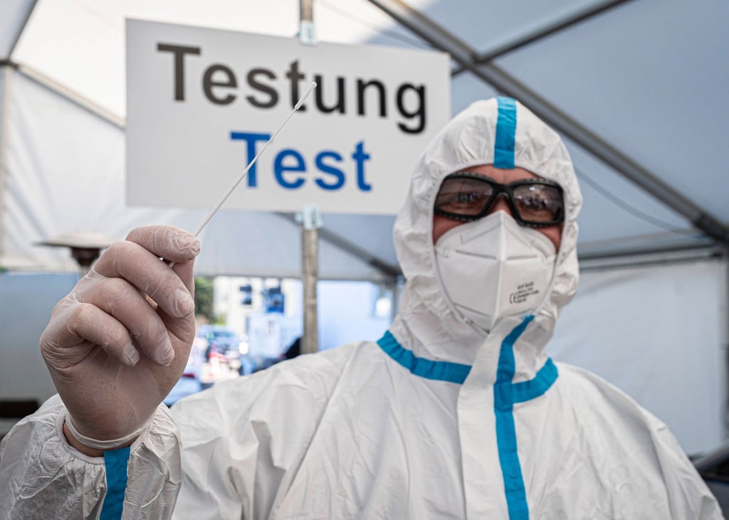 Ein Corona-Testzentrum (Symbolbild)