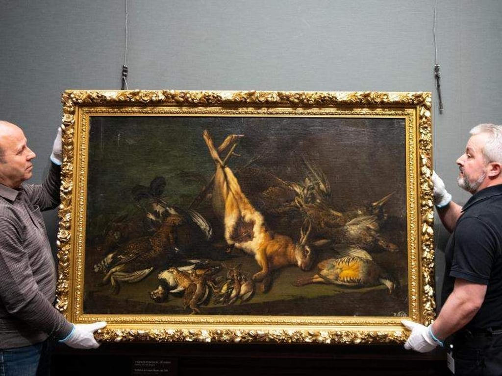 Pietro Francesco Cittadini, Stillleben mit einem Hasen, um 1650. Foto: Monika Skolimowska