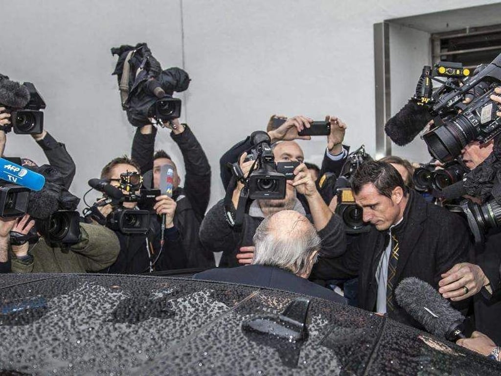 Joseph Blatter wurde für acht Jahre gesperrt. Foto: Patrick B. Kraemer