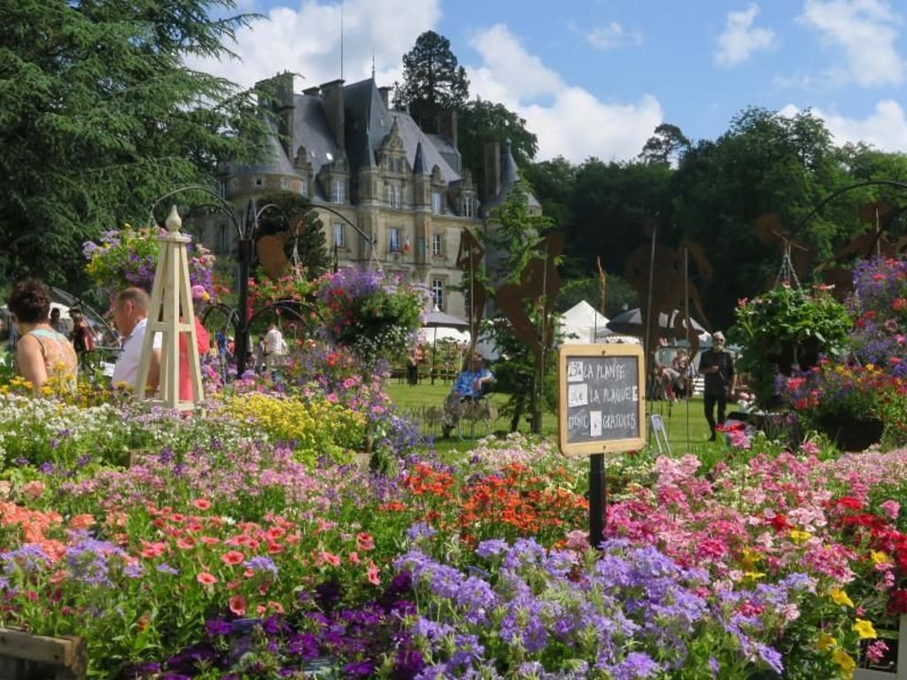 Blumenpracht: das Fête des Plantes in Bagnoles-de-l'Orne. Foto: Daniela David