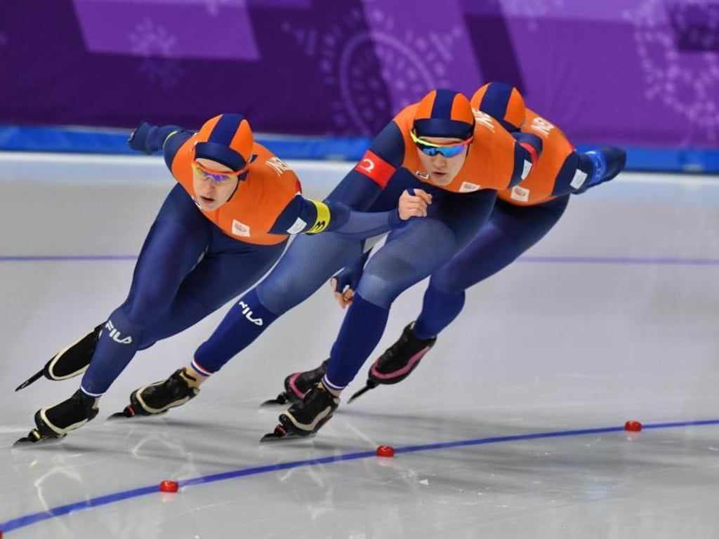 Die niederländischen Eisschnelllauf-Damen kämpfen weiterhin um Gold. Foto: Peter Kneffel