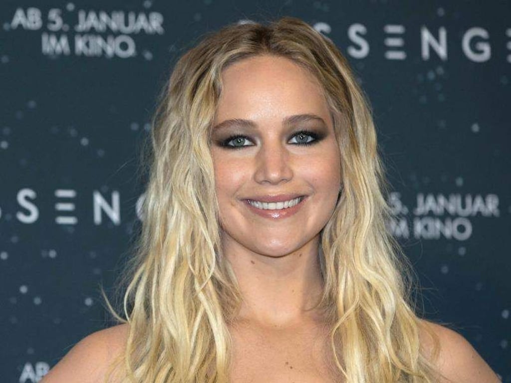 Jennifer Lawrence beim Photocall des Films «The Passengers» 2016 in Berlin. Foto: Jörg Carstensen