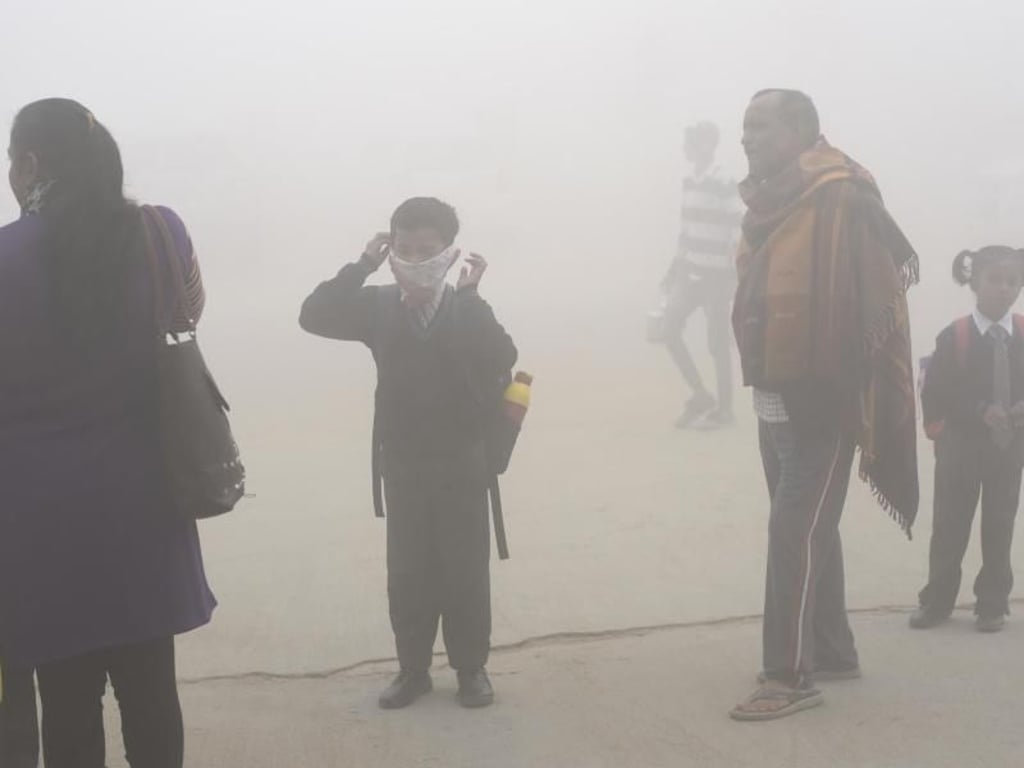 Smog in Neu Delhi: In Nairobi soll unter anderem die Luftverschmutzung im Fokus stehen. Foto: R S Iyer