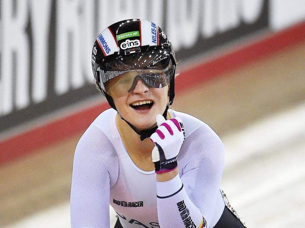 Sobald Kristina Vogel um die Bahn fliegt, ist Gold drin. Foto: Andy Rain