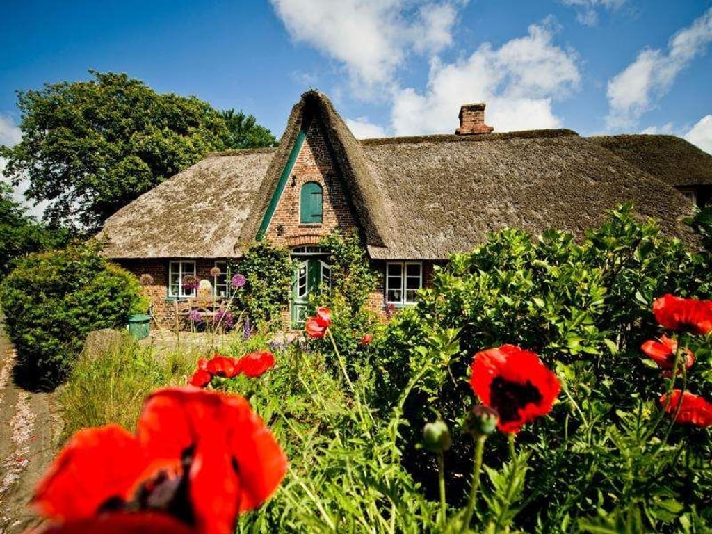Keitum auf Sylt ist wegen seiner reetgedeckten Häuser besonders schön. Foto: Sylt Marketing/Michael Reidinger