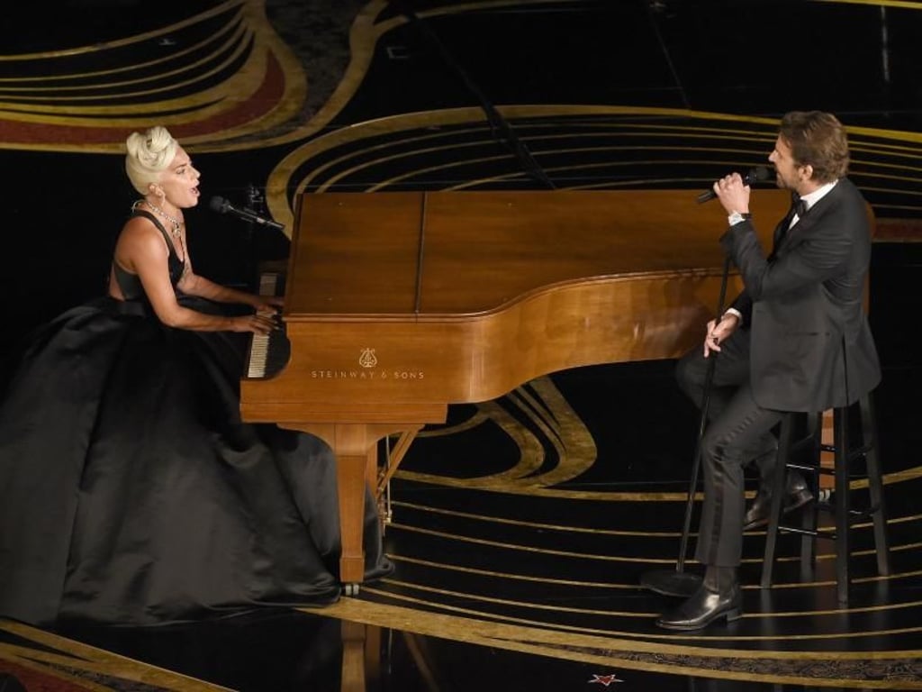Mit ihrem Song «Shallow» sorgten Lady Gaga und Bradley Cooper für einen Gänsehautmoment. Foto: Chris Pizzello/Invision/AP
