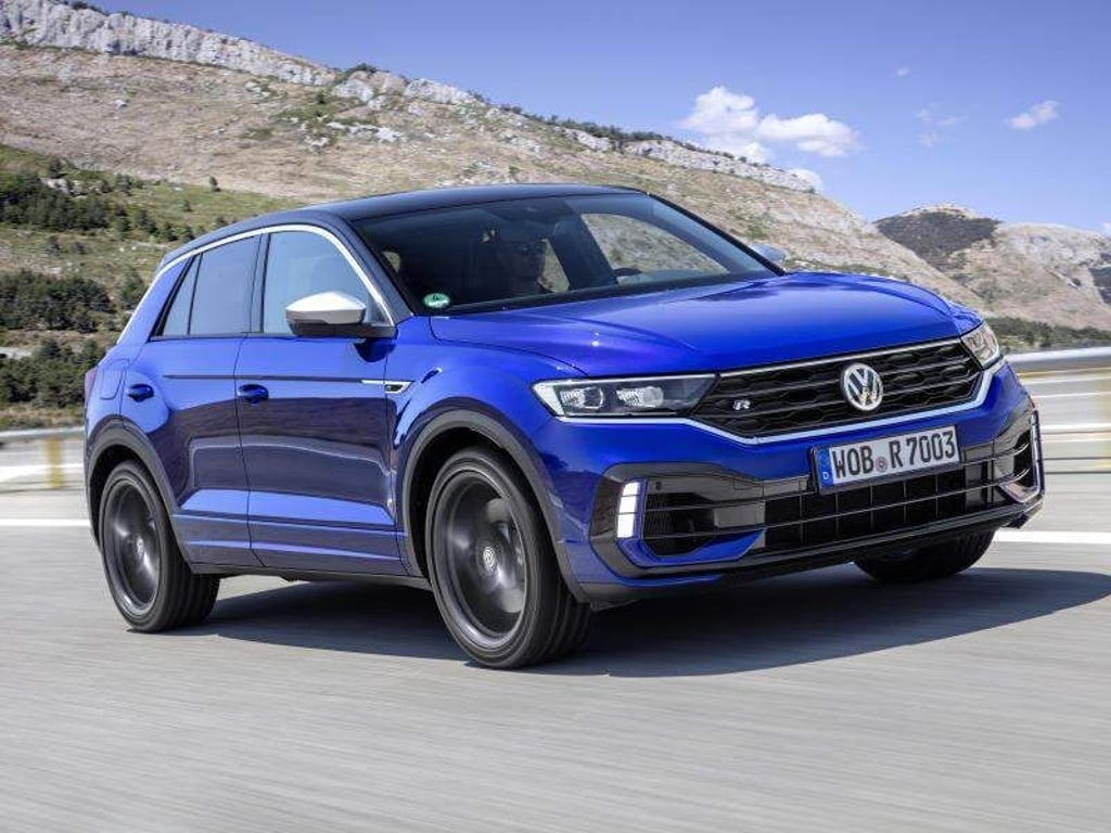 Stärker motorisiert und etwas tiefer als der normale T-Roc: VW bringt das SUV noch in diesem Jahr auch als R-Modell auf den Markt. Foto: Volkswagen AG/dpa-tmn