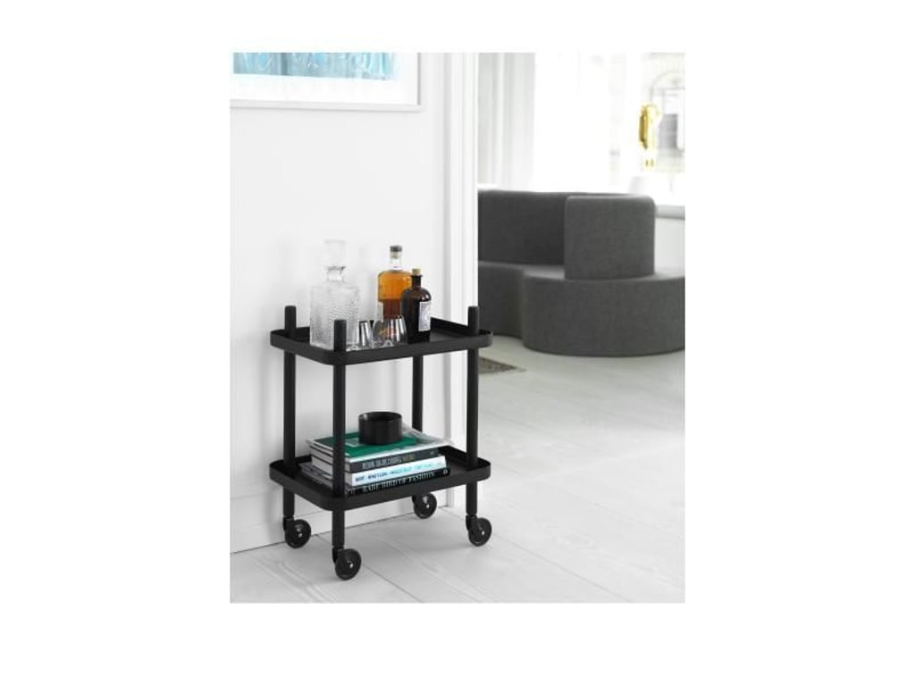 Die neuen trendigen Barmöbel haben Räder und sind damit im Raum frei verschiebbar. Hier ein Beispiel von Normann Copenhagen. Foto: Normann Copenhagen