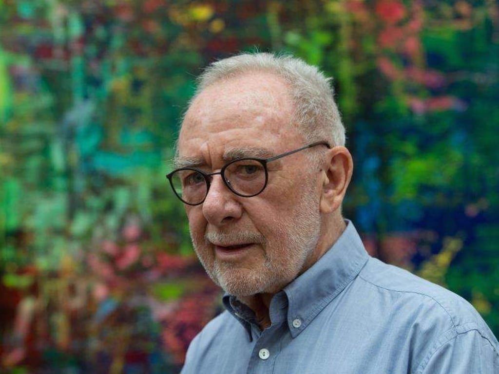 Der Maler Gerhard Richter leiht eine Fotographie an die Gedenkstätte für die Opfer der Euthanasie-Morde im Nationalsozialismus in Großschweidnitz (Sachsen). Foto: Sebastian Kahnert